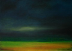 aufkommender Sturm 2016, Mischtechnik auf Leinwand, 60x80 cm